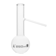matraz-de-destilacion-con-brazo-lateral-250-ml-vidrio-de-borosilicato-fondo-redondo-borde-moldeado-ch0416b-de-eisco-labs